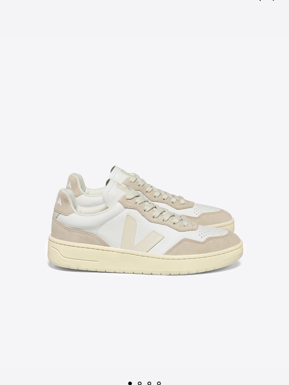 Veja V-90 Leather White Pierre